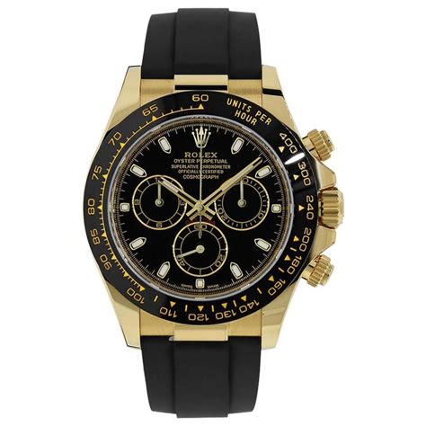 rolex daytona oysterflex yellow gold black dial|Rolex daytona oysterflex retail price.